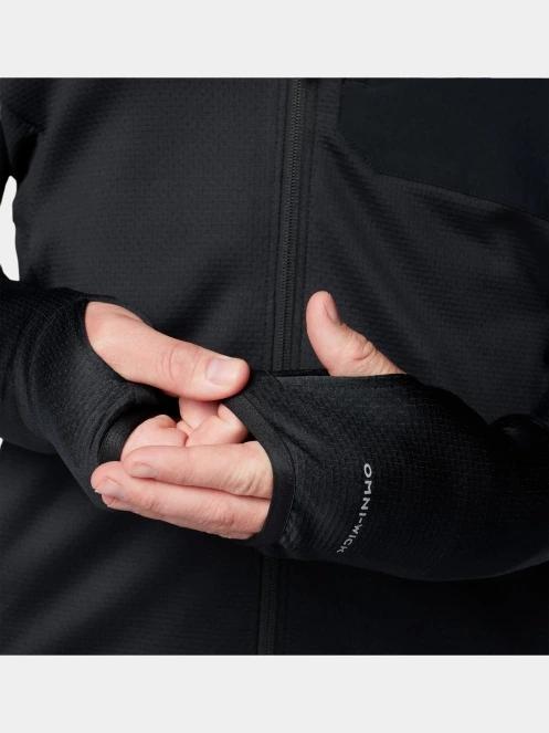 strat intermediar hibrid pt. barbati Columbia Triple Canyon Grid Fleece Fz II negru 9