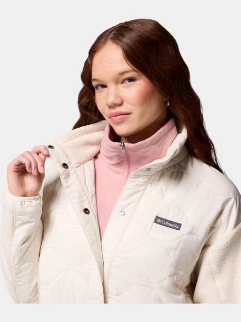 jacheta de primavara pt. femei Columbia Cloud Point Long Fleece nisip 6