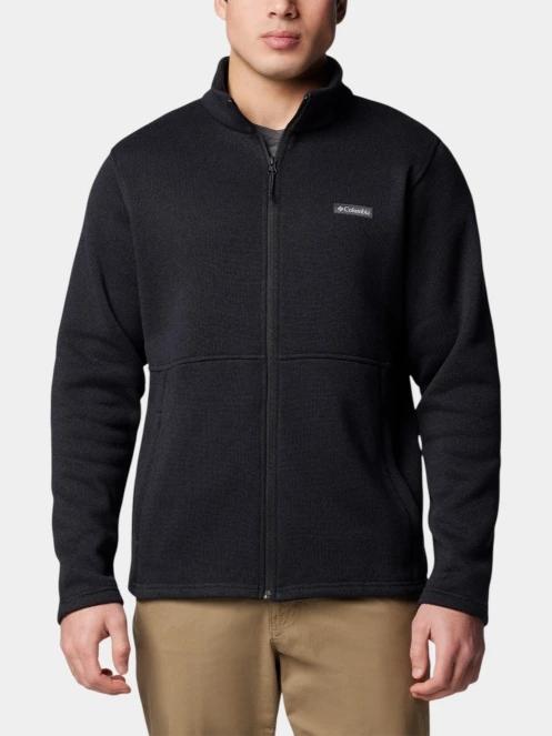 pulover polar pt. barbati Columbia Alto Pass Full Zip Fleece negru 2