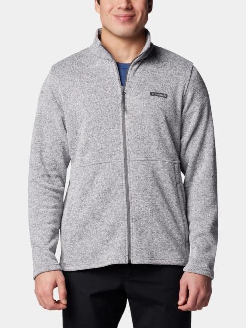 pulover polar pt. barbati Columbia Alto Pass Full Zip Fleece gri 2
