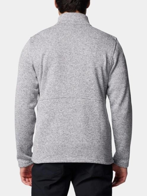 pulover polar pt. barbati Columbia Alto Pass Full Zip Fleece gri 4