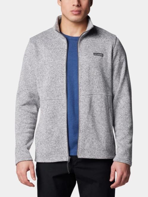 pulover polar pt. barbati Columbia Alto Pass Full Zip Fleece gri 5