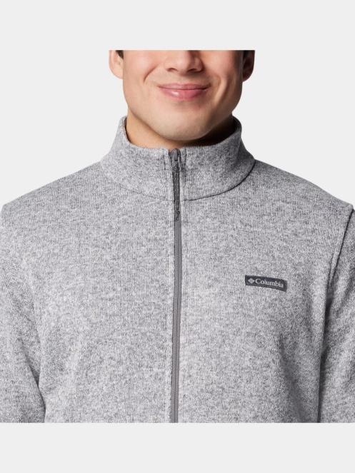 pulover polar pt. barbati Columbia Alto Pass Full Zip Fleece gri 7