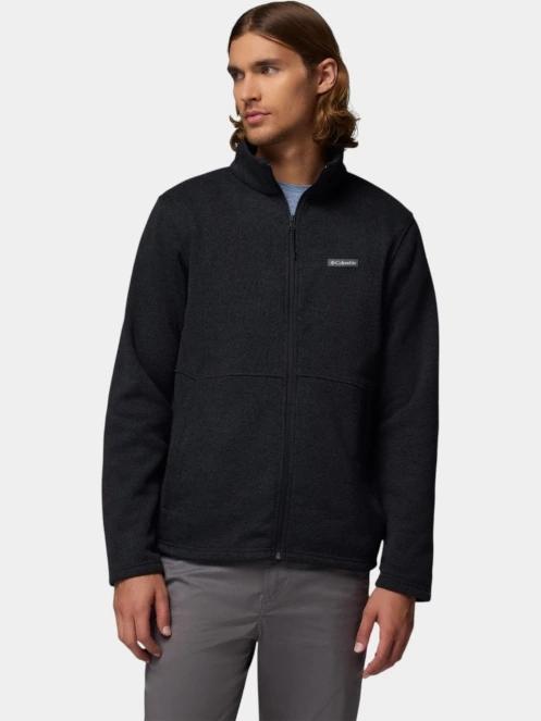 pulover polar pt. barbati Columbia Alto Pass Full Zip Fleece negru 2