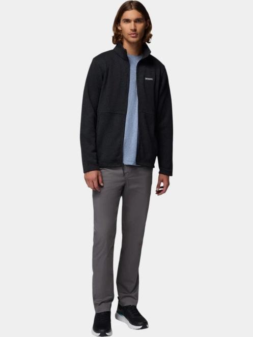 pulover polar pt. barbati Columbia Alto Pass Full Zip Fleece negru 5