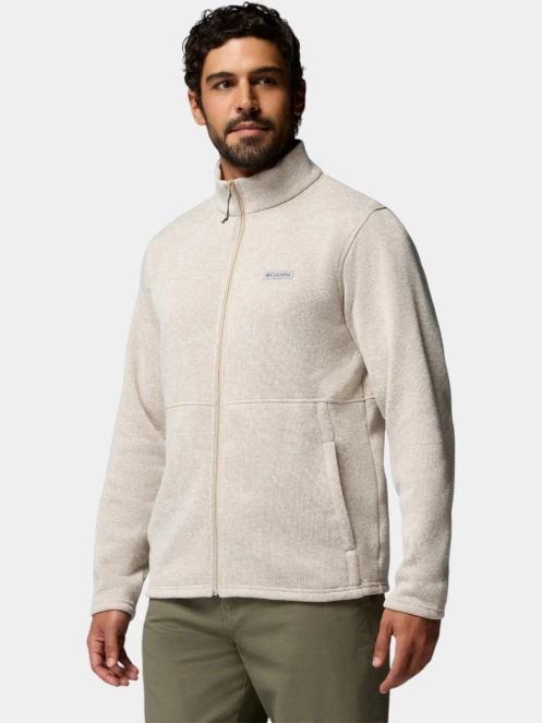 pulover polar pt. barbati Columbia Alto Pass Full Zip Fleece nisip 3