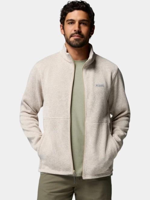 pulover polar pt. barbati Columbia Alto Pass Full Zip Fleece nisip 6