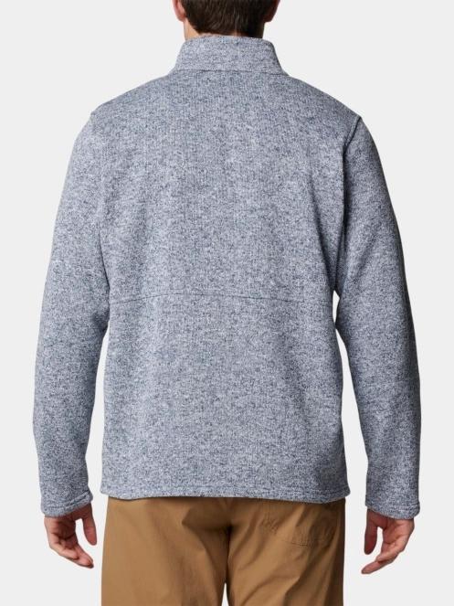 pulover polar pt. barbati Columbia Alto Pass Full Zip Fleece albastru deschis 4
