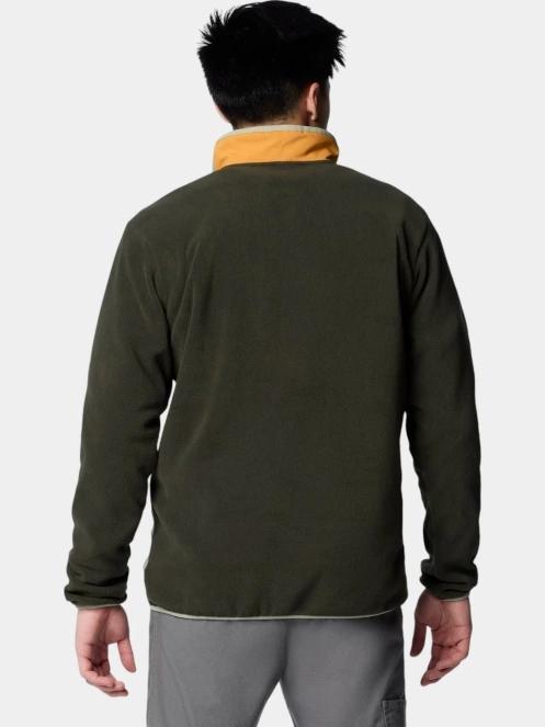 pulover polar pt. barbati Columbia Sequoia Grove Half Zip Fleece verde 4