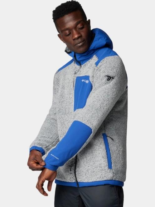 pulover polar pt. barbati Columbia Arctic Crest Sherpa Full Zip alb 3
