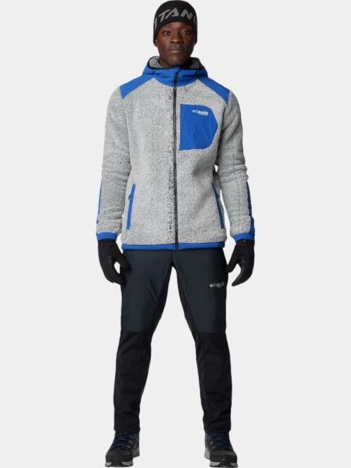 pulover polar pt. barbati Columbia Arctic Crest Sherpa Full Zip alb 5