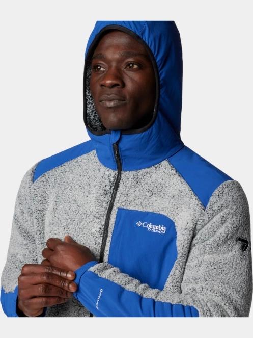 pulover polar pt. barbati Columbia Arctic Crest Sherpa Full Zip alb 7