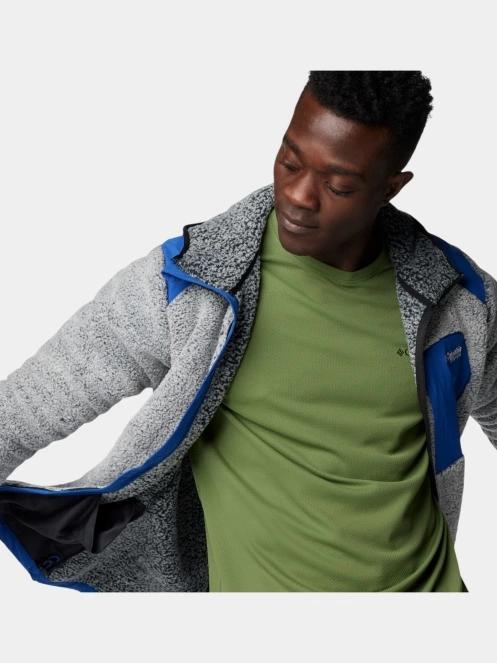 pulover polar pt. barbati Columbia Arctic Crest Sherpa Full Zip alb 8