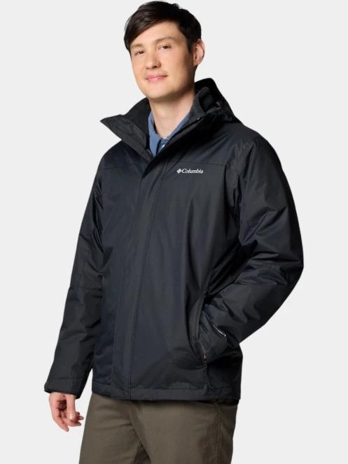 jacheta de primavara pt. barbati Columbia Tunnel Falls II Interchange Jacket negru 2