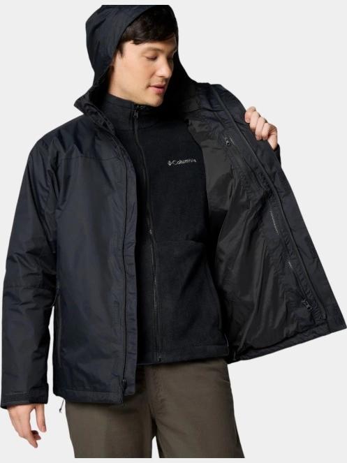 jacheta de primavara pt. barbati Columbia Tunnel Falls II Interchange Jacket negru 8