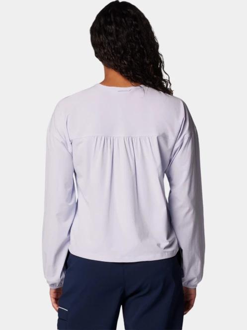 tricou cu maneci lungi pt. femei Columbia Boundless Avenue Top albastru 4