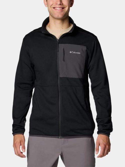 pulover polar pt. barbati Columbia Columbia Hike Full Zip II negru 2