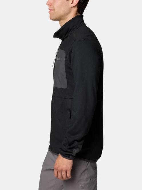 pulover polar pt. barbati Columbia Columbia Hike Full Zip II negru 3