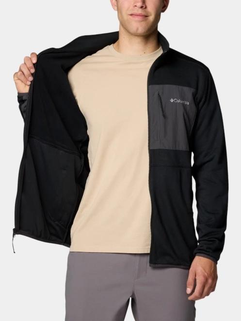 pulover polar pt. barbati Columbia Columbia Hike Full Zip II negru 6