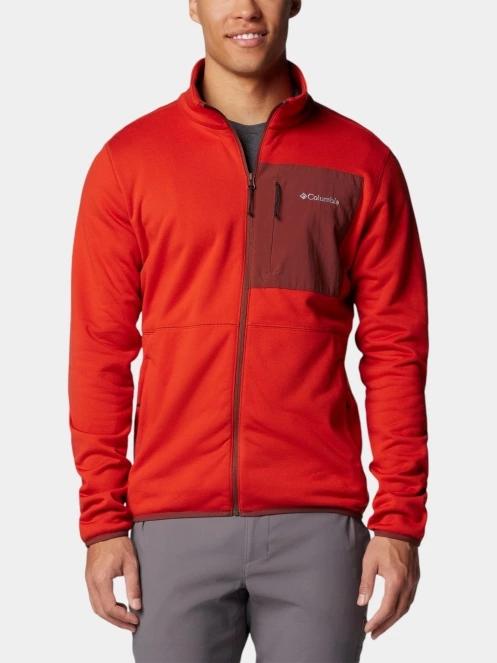 pulover polar pt. barbati Columbia Columbia Hike Full Zip II rosu 2