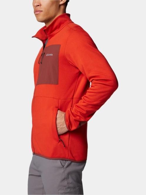 pulover polar pt. barbati Columbia Columbia Hike Full Zip II rosu 3