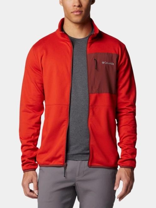 pulover polar pt. barbati Columbia Columbia Hike Full Zip II rosu 5