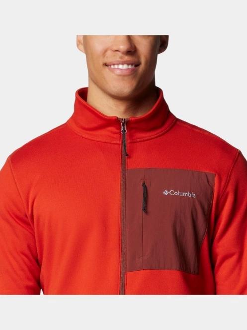 pulover polar pt. barbati Columbia Columbia Hike Full Zip II rosu 7