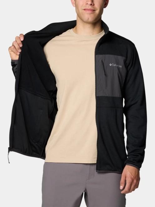 pulover polar pt. barbati Columbia Columbia Hike Full Zip negru 6