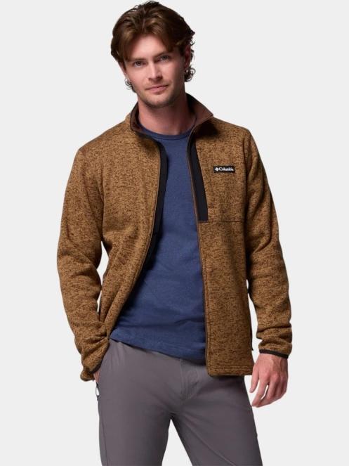 pulover polar pt. barbati Columbia Sweater Weather Full Zip maro 5