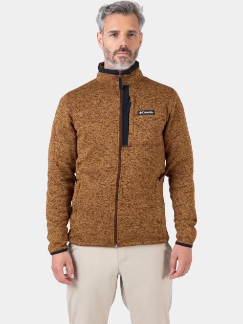 pulover polar pt. barbati Columbia Sweater Weather Full Zip maro 9