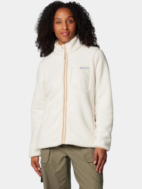 pulover polar pt. femei Columbia West Bend Full Zip II nisip 2