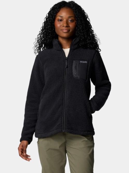 pulover polar pt. femei Columbia West Bend Full Zip II negru 2