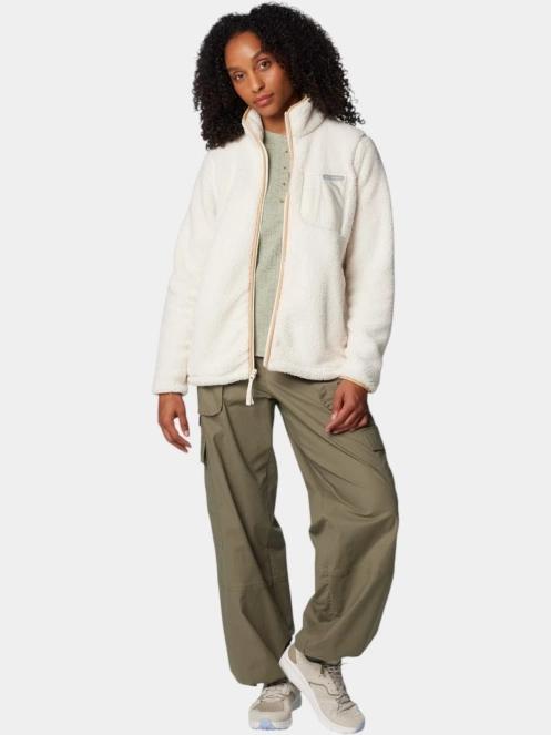 pulover polar pt. femei Columbia West Bend Full Zip II nisip 5