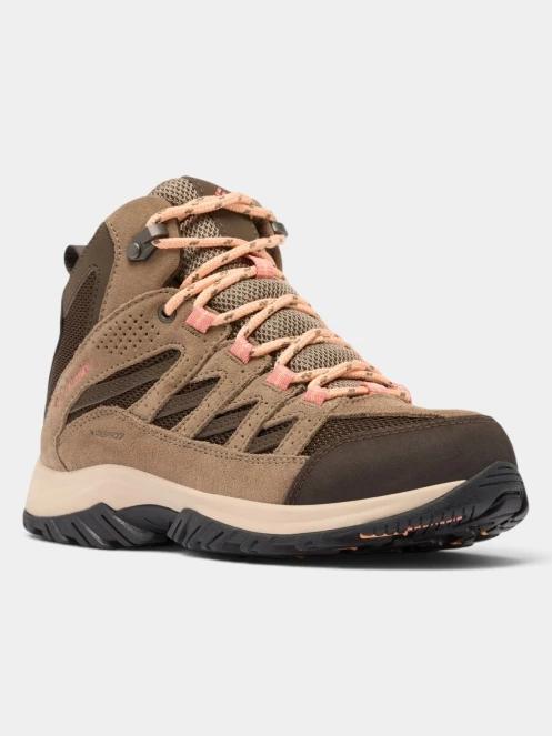bocanci de drumetie impermeabili pt. femei Columbia Crestwood Mid Waterproof maro 2