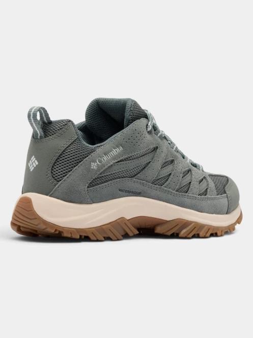 pantofi de drumetie impermeabili pt. femei Columbia Crestwood Waterproof verde 6