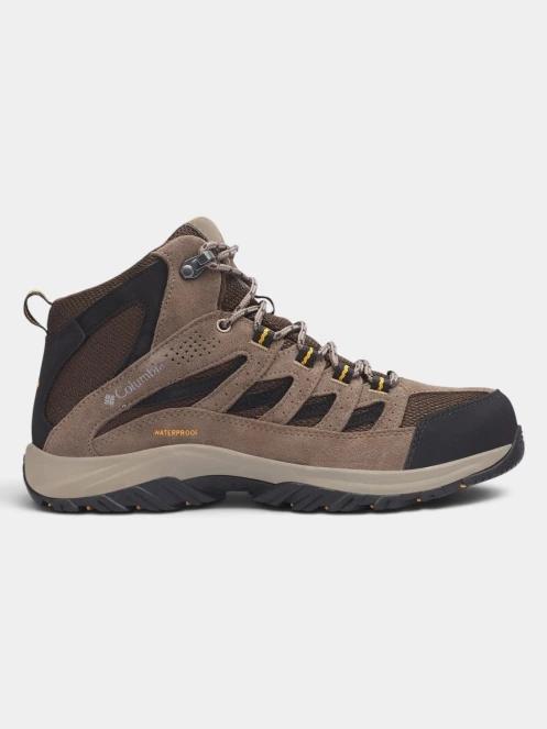 pantofi de drumetie impermeabili pt. barbati Columbia Crestwood Mid Waterproof maro 4