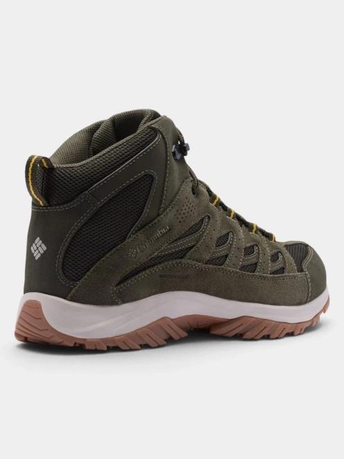 pantofi de drumetie impermeabili pt. barbati Columbia Crestwood Mid Waterproof oliv 6