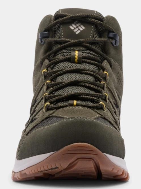 pantofi de drumetie impermeabili pt. barbati Columbia Crestwood Mid Waterproof oliv 7
