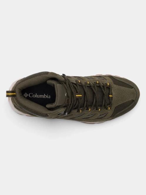 pantofi de drumetie impermeabili pt. barbati Columbia Crestwood Mid Waterproof oliv 9