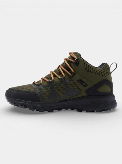 bocanci de drumetie impermeabili pt. barbati Columbia Peakfreak II Mid Outdry verde 5