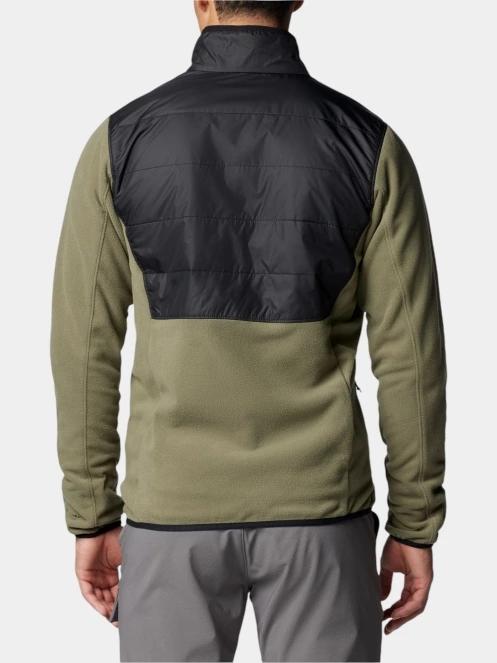 pulover polar pt. barbati Columbia Basin Butte Full Zip Fleece II verde 4