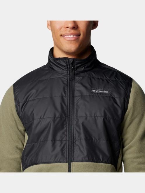 pulover polar pt. barbati Columbia Basin Butte Full Zip Fleece II verde 7