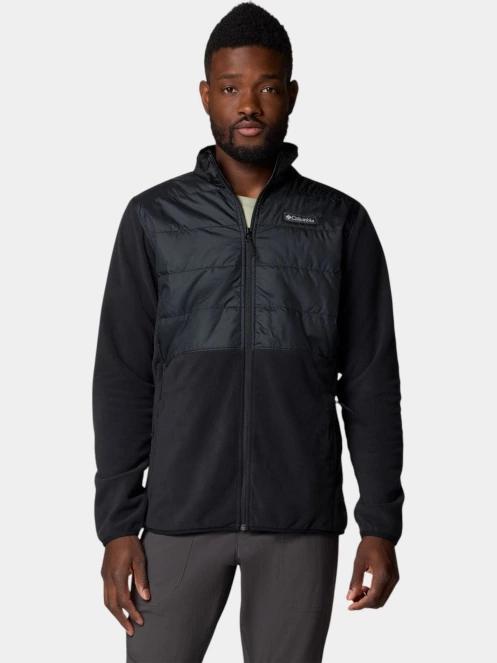 pulover polar pt. barbati Columbia Basin Butte Full Zip Fleece II negru 2