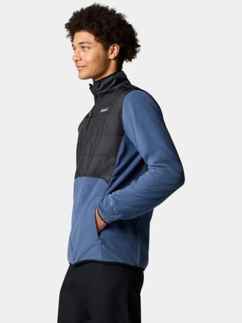 pulover polar pt. barbati Columbia Basin Butte Full Zip Fleece II albastru 3
