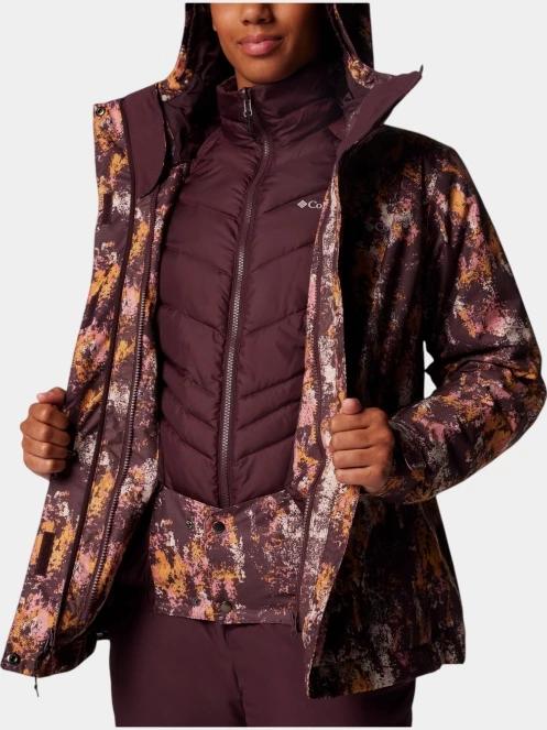 geaca de schi pt. femei Columbia Whirlibird V Printed Interchange Jacket rosu 8