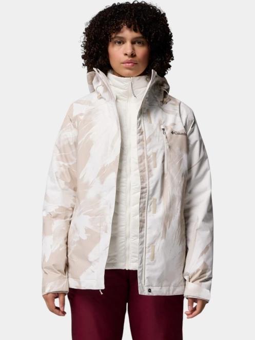 geaca de schi pt. femei Columbia Whirlibird V Printed Interchange Jacket nisip 5