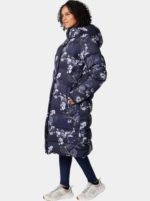 jacheta de iarna pt. femei Columbia Boundless Days Print Long Down Jacket albastru 3