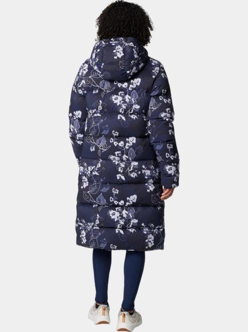 jacheta de iarna pt. femei Columbia Boundless Days Print Long Down Jacket albastru 4