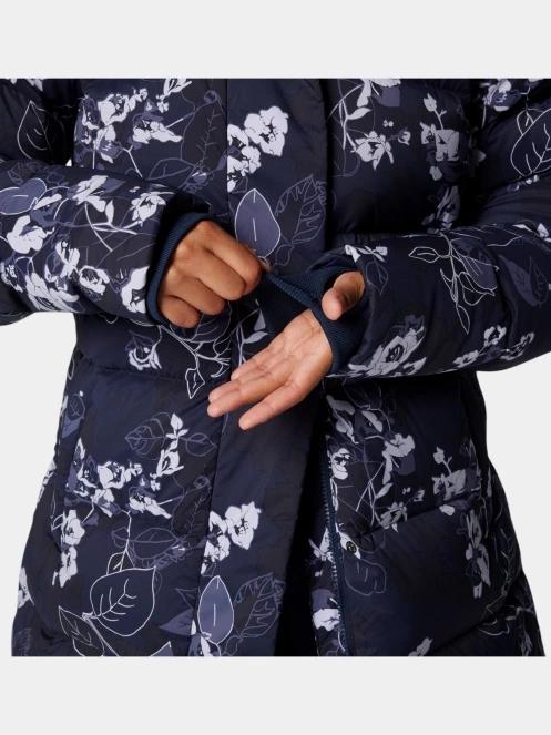jacheta de iarna pt. femei Columbia Boundless Days Print Long Down Jacket albastru 9