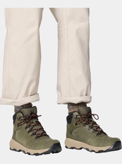 bocanci de drumetie impermeabili pt. barbati Columbia Newton Wander verde 9